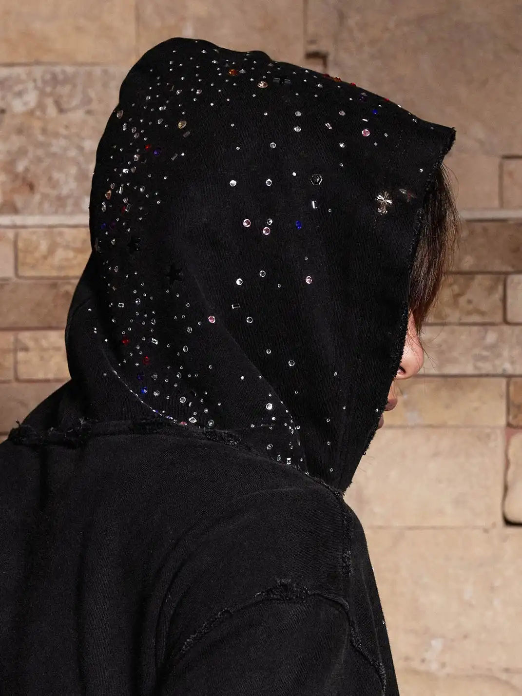 DND4DES丨Colorful Rhinestone Hoodie