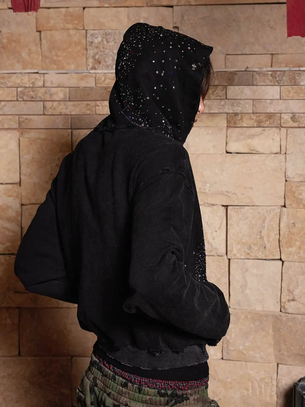 DND4DES丨Colorful Rhinestone Hoodie