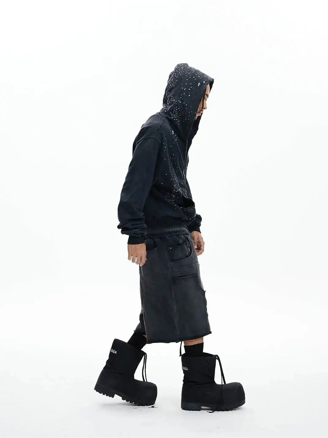 DND4DES丨Colorful Rhinestone Hoodie