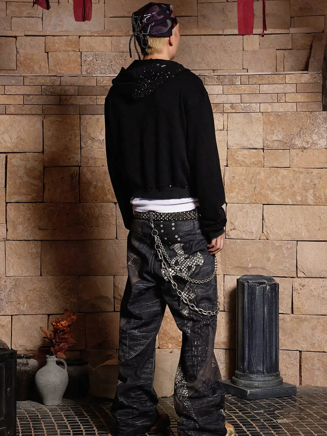 DND4DES丨Colorful Rhinestone Hoodie