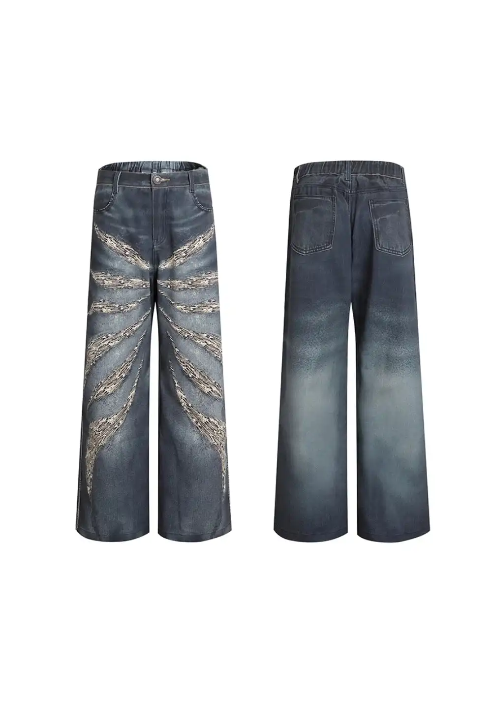 DND4DES丨Leopard Print Wide-Leg Pants
