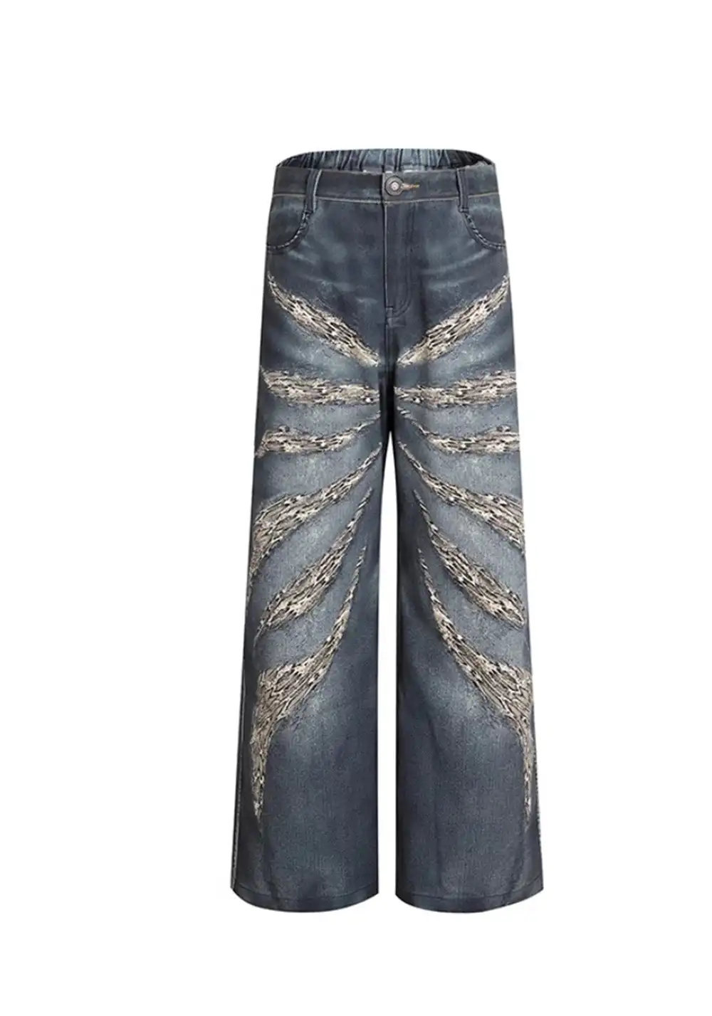 DND4DES丨Leopard Print Wide-Leg Pants