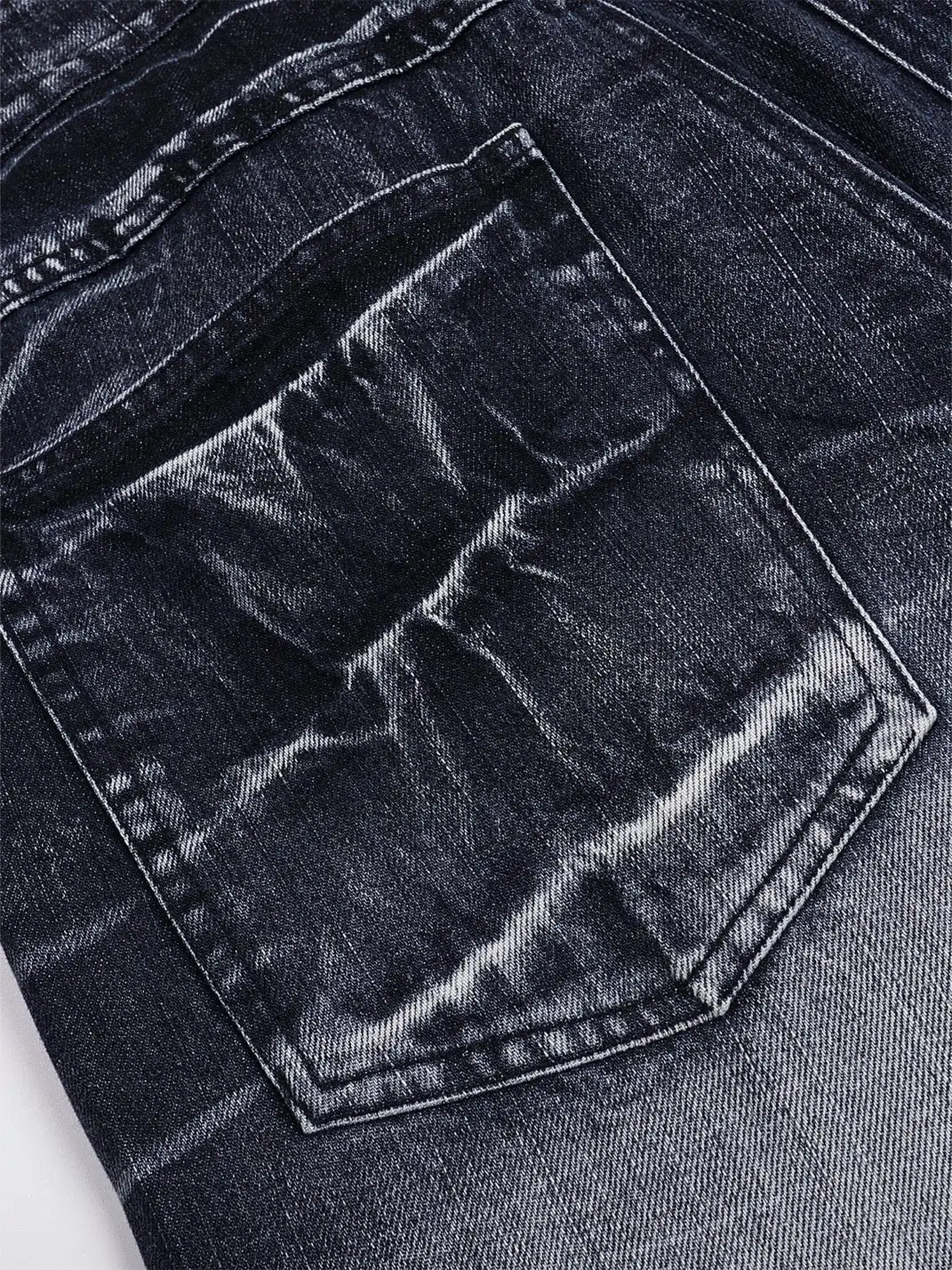 DND4DES丨Black Lightning Pattern Denim Jeans