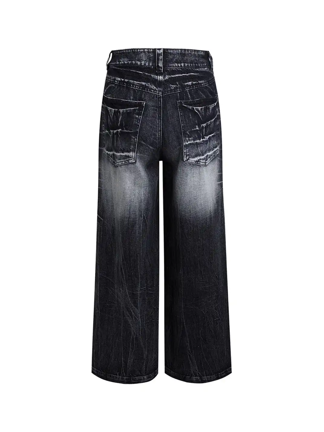 DND4DES丨Black Lightning Pattern Denim Jeans