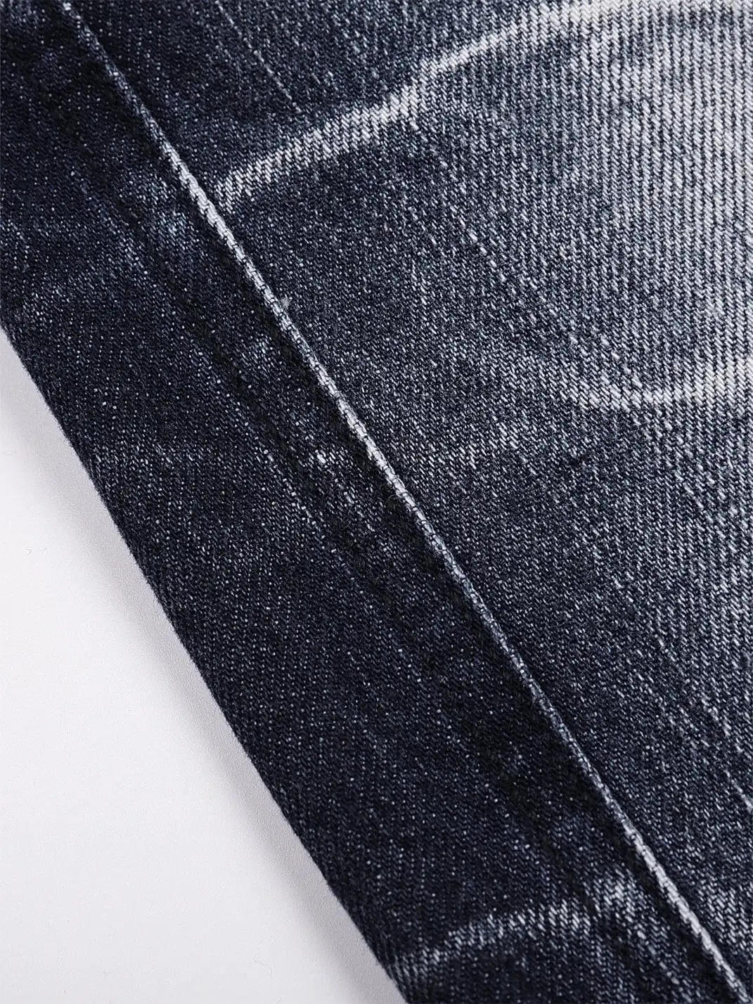 DND4DES丨Black Lightning Pattern Denim Jeans