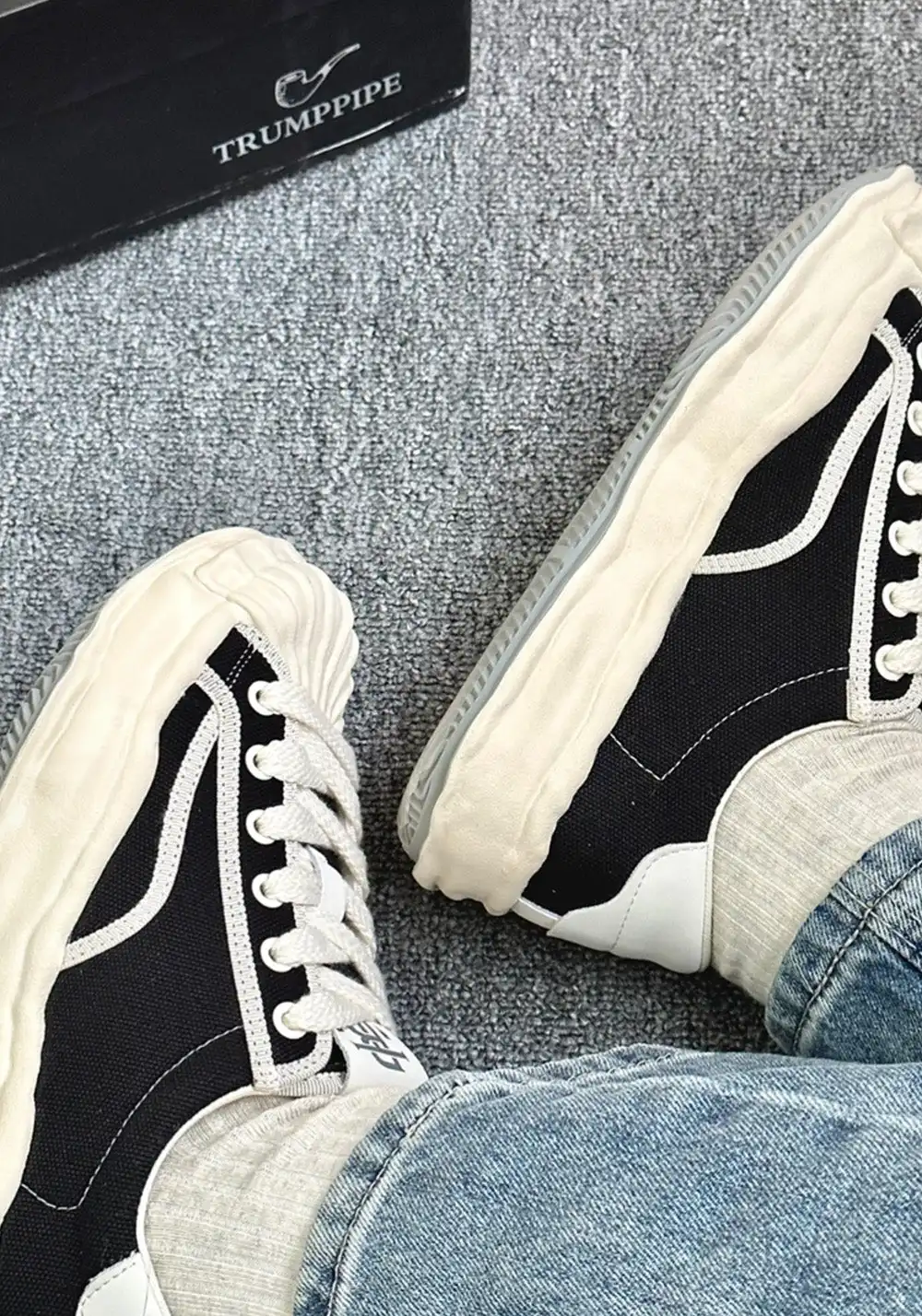 TRUMPPIPE丨Melted Shell-Toe Sneakers