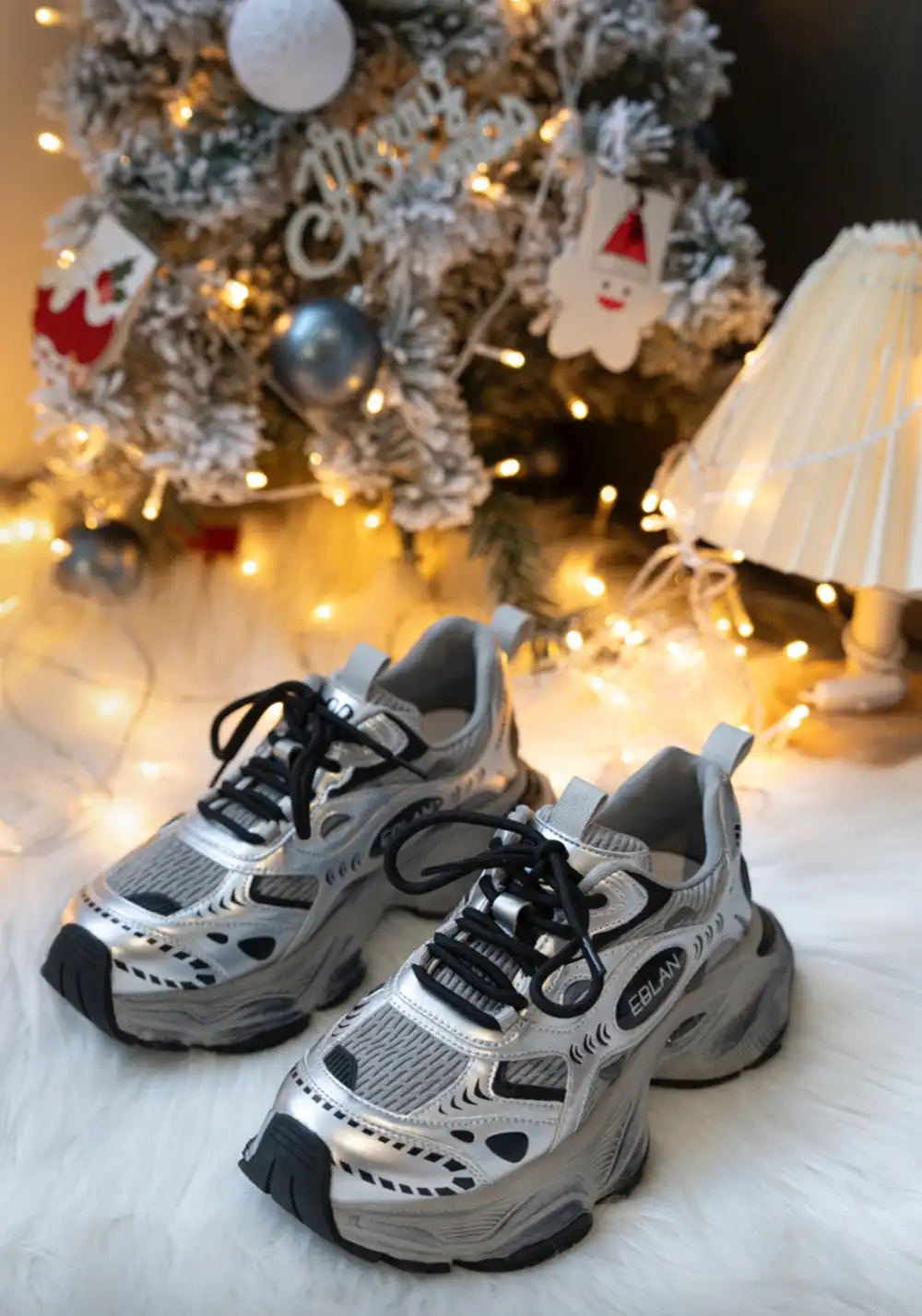 EBLAN丨Silver Wave Warrior Dad Shoes