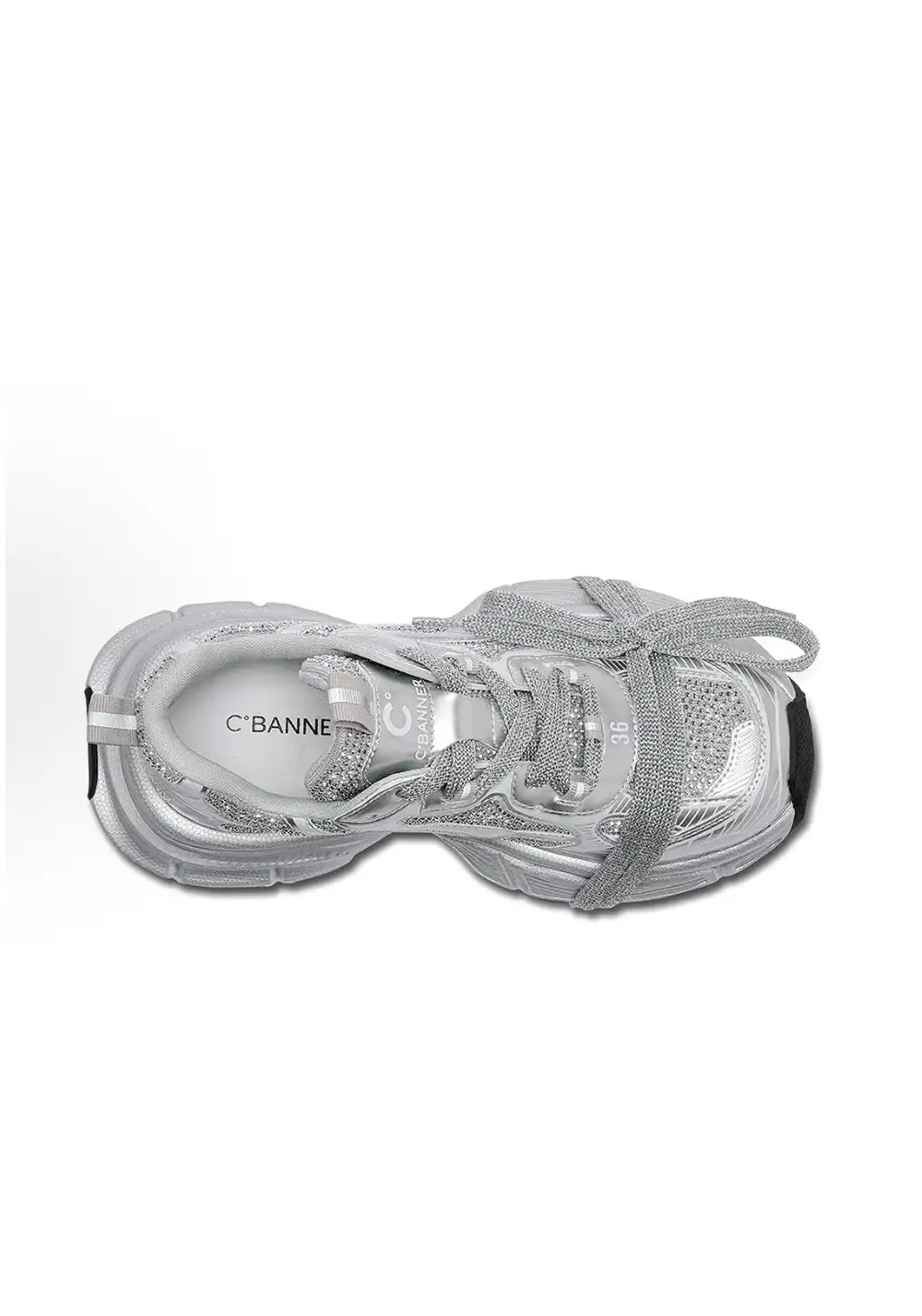 C.BANNER丨Women's Fashionable Rhinestone Shock-absorbing Dad Shoes