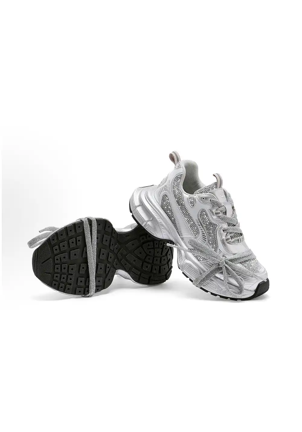 C.BANNER丨Women's Fashionable Rhinestone Shock-absorbing Dad Shoes