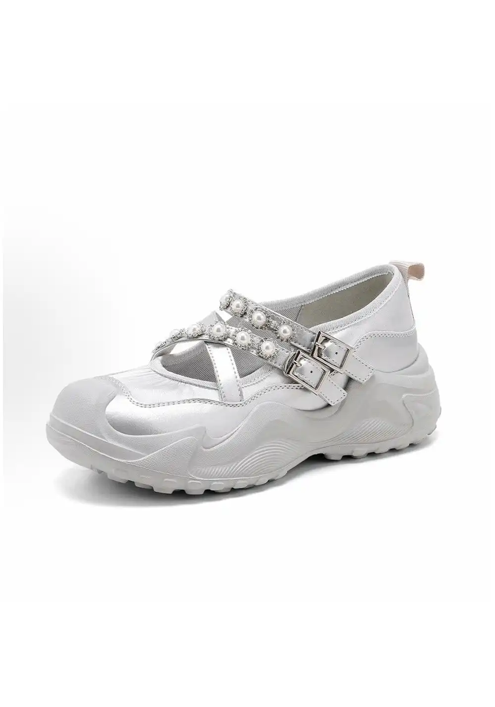 C.BANNER | Women's Pearl Thick-soled Mary Janes