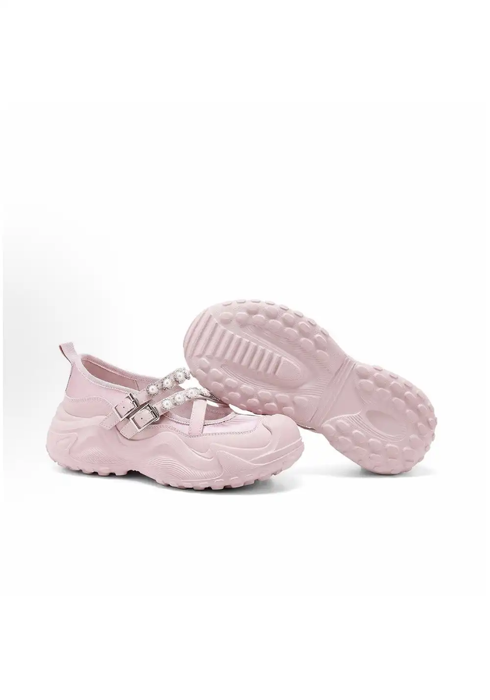 C.BANNER | Women's Pearl Thick-soled Mary Janes