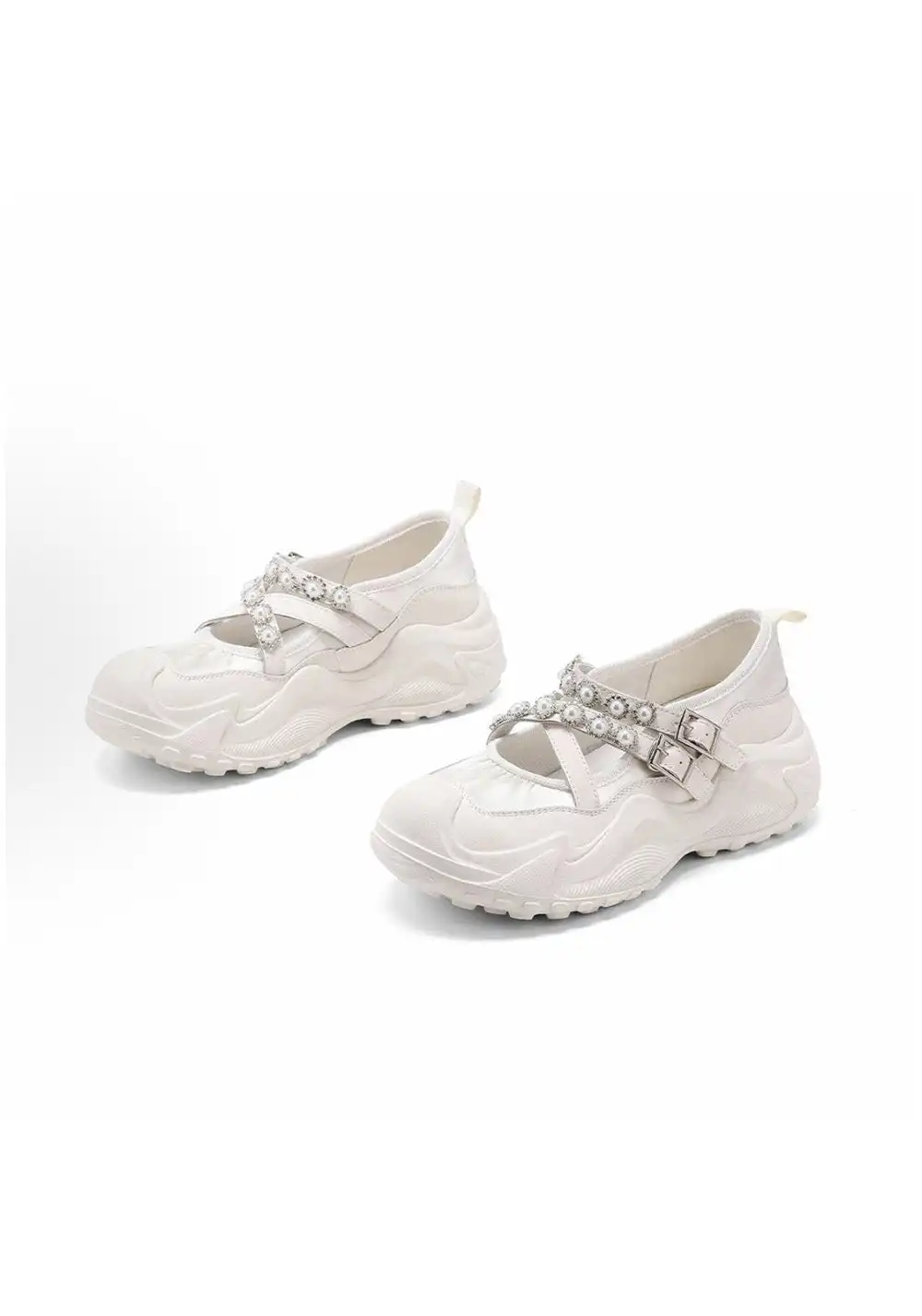 C.BANNER | Women's Pearl Thick-soled Mary Janes