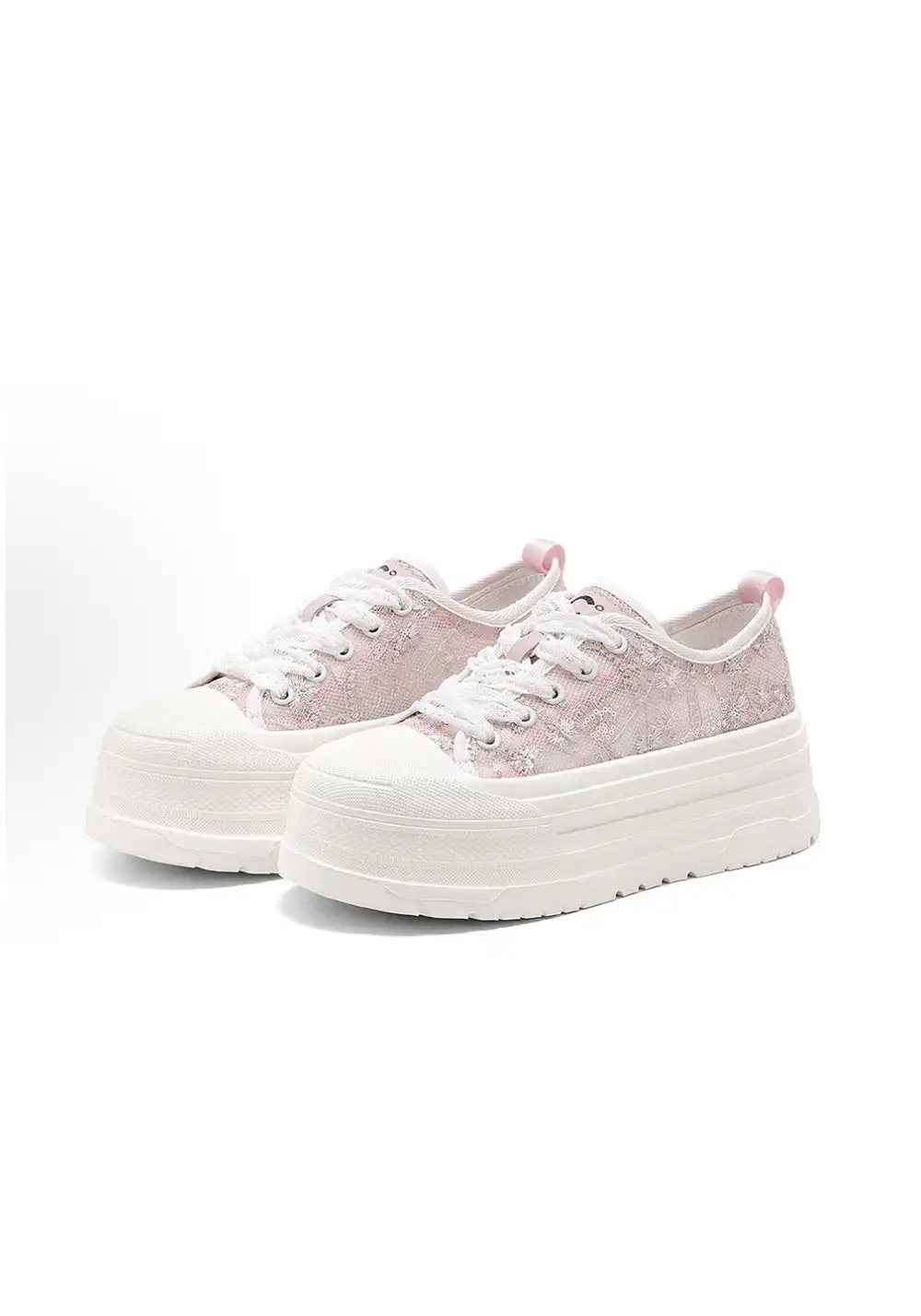 C.BANNER丨Blush Lace Walking Shoes