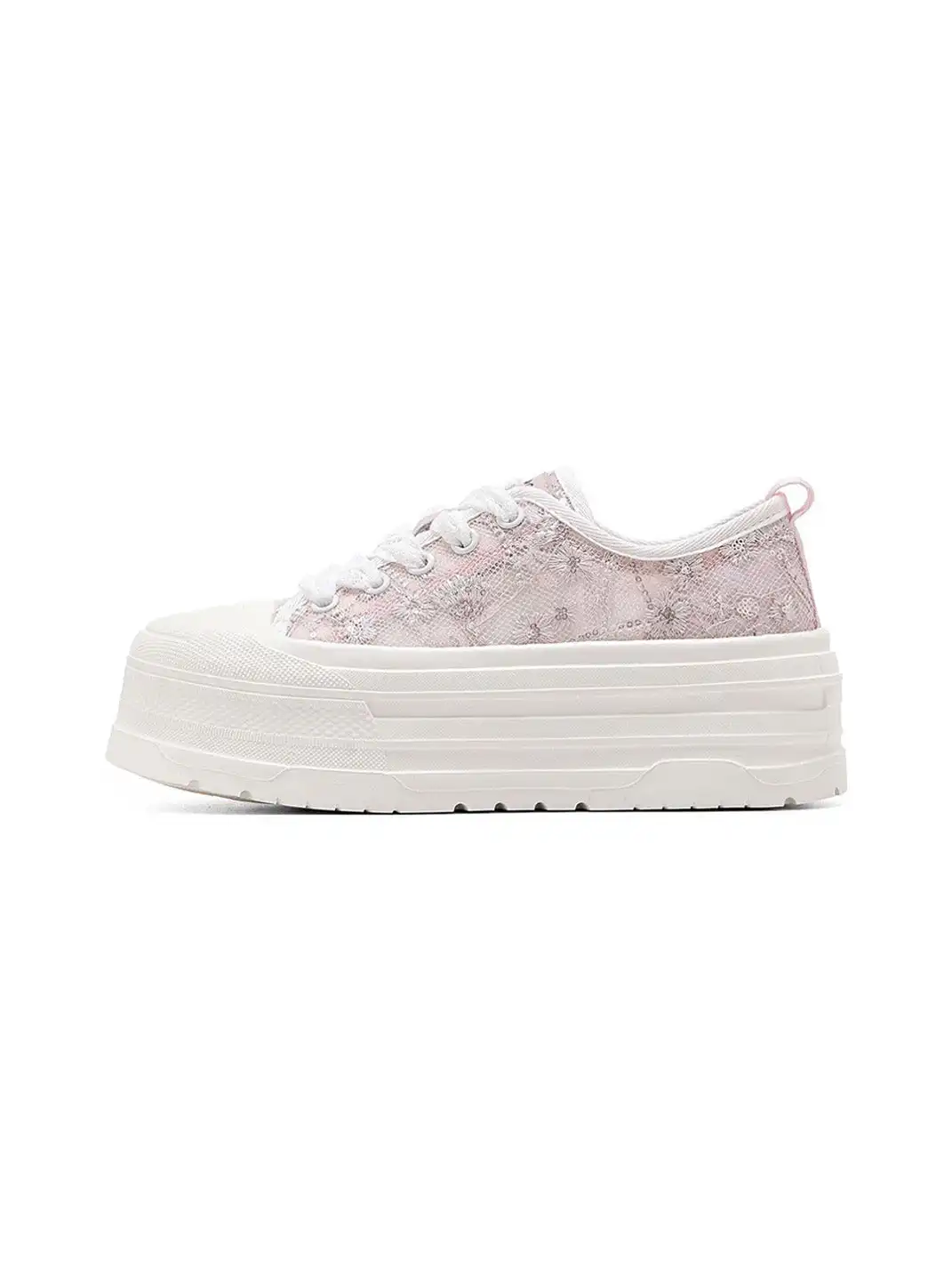 C.BANNER丨Blush Lace Walking Shoes