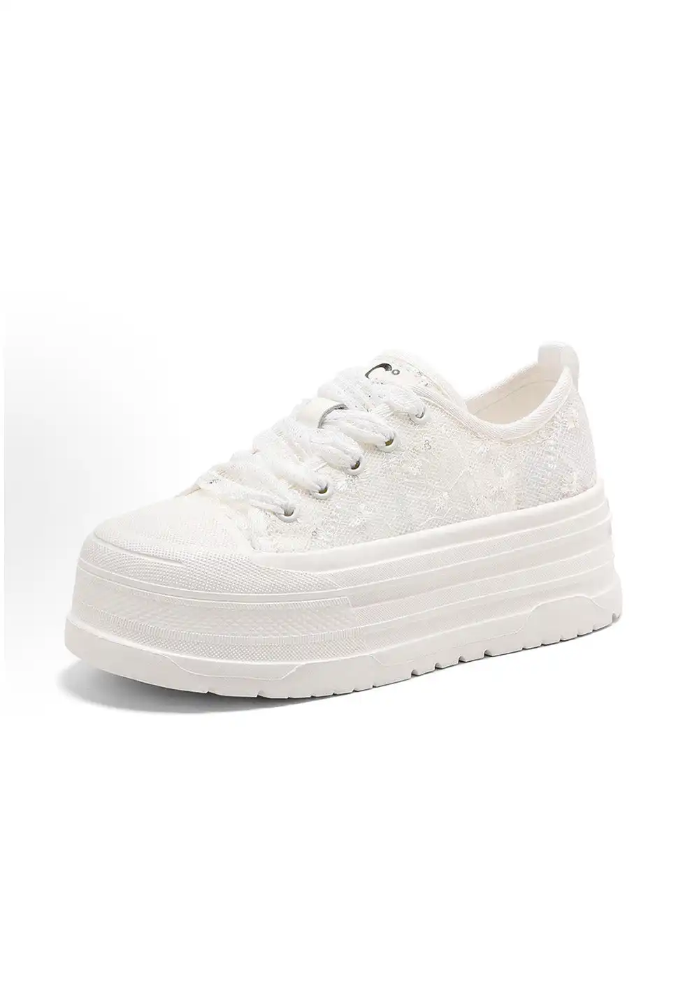 C.BANNER丨Blush Lace Walking Shoes