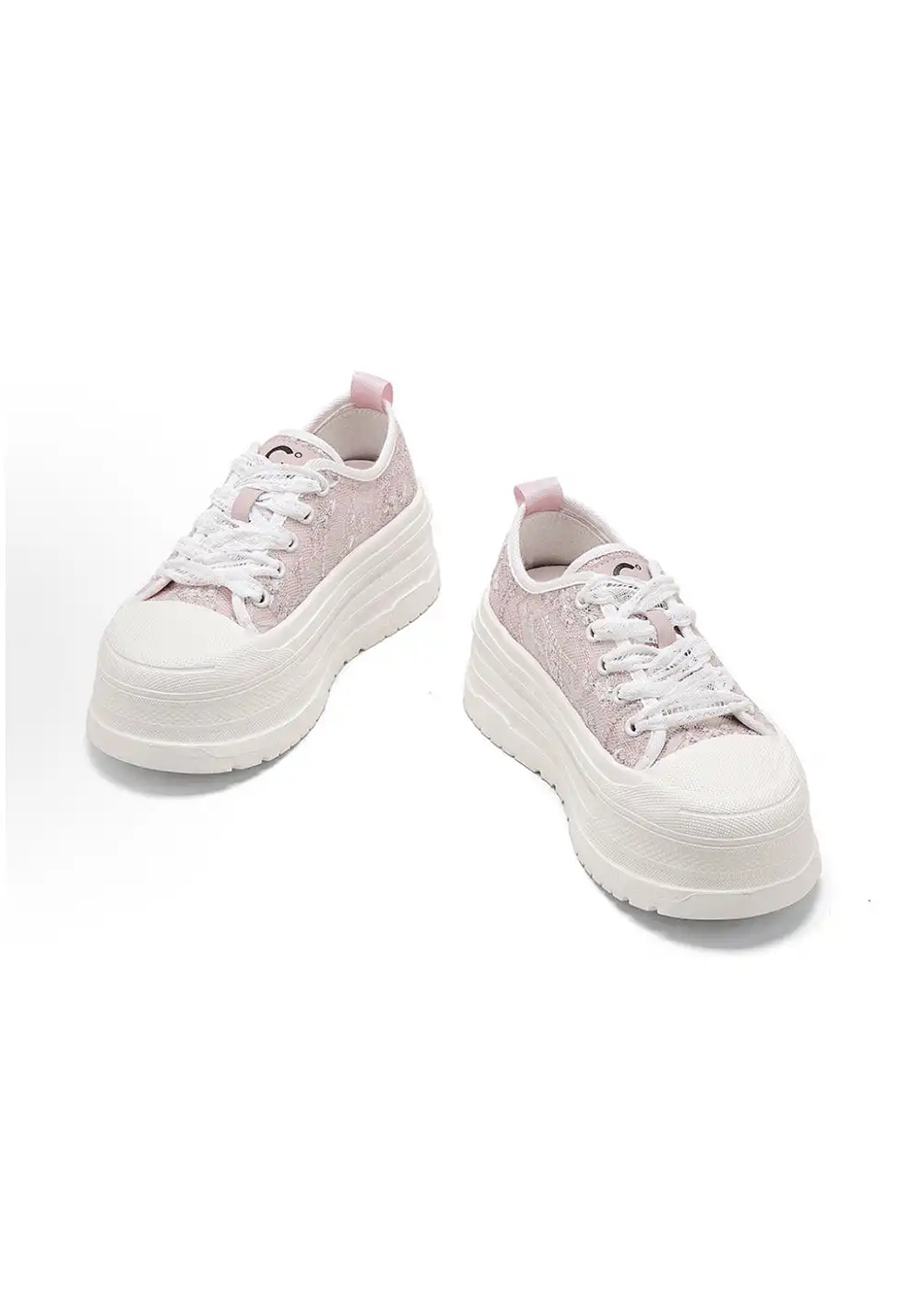 C.BANNER丨Blush Lace Walking Shoes