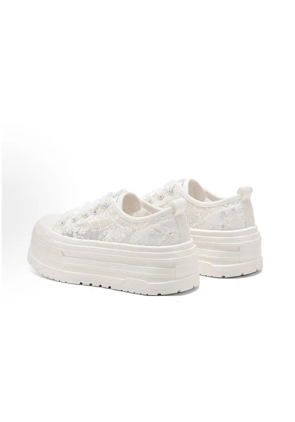 C.BANNER丨Blush Lace Walking Shoes