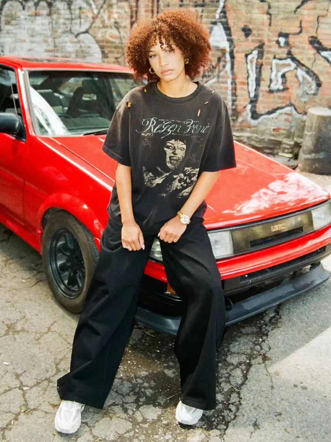 REGEN ZONE | "RIOT" Bloodstained Vintage Vampire Tee