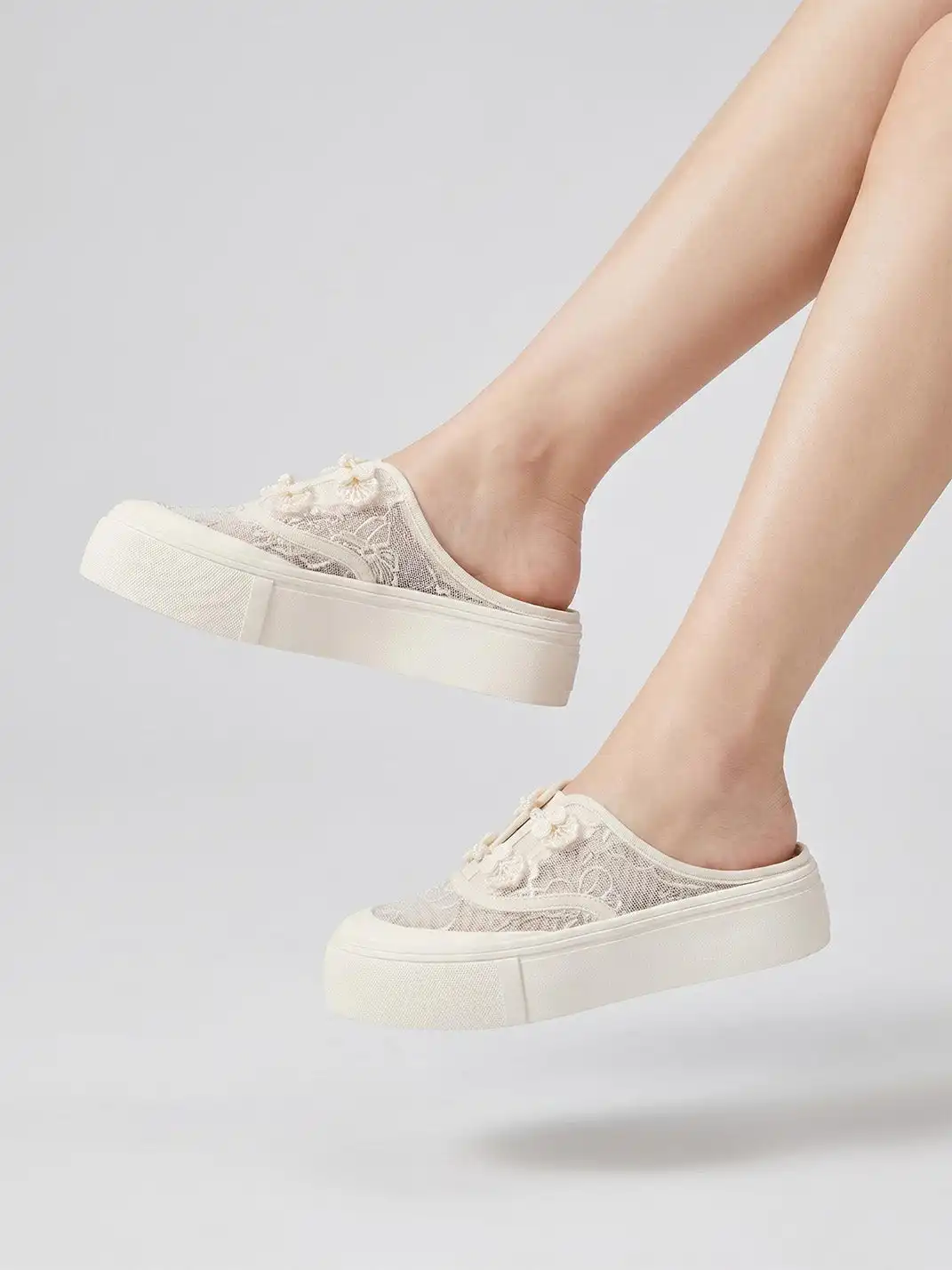 C.BANNER Architectural Sole Slingbacks