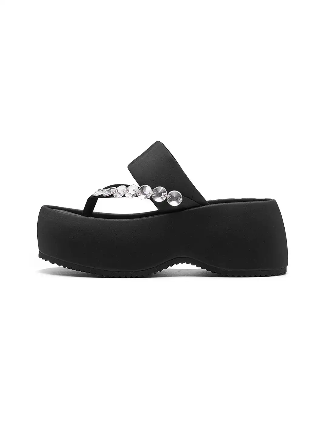 C.BANNER Crystal Platform Flip-Flops