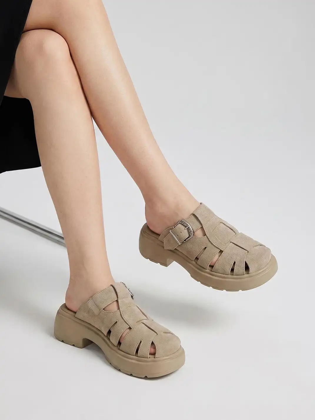 C.BANNER Gladiator Platform Sandals