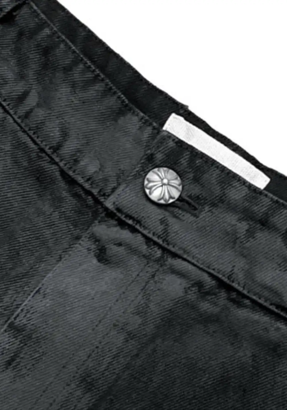 GOJOYJINNI丨Armor Patch Distressed Biker Jeans