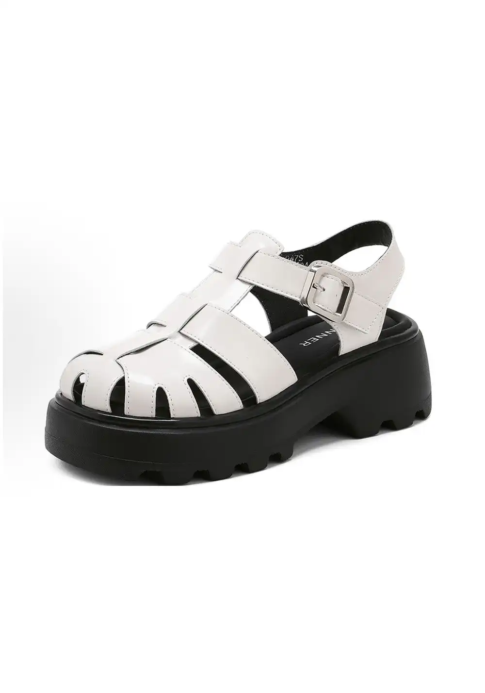C.BANNER Leather Gladiator Platform Sandals