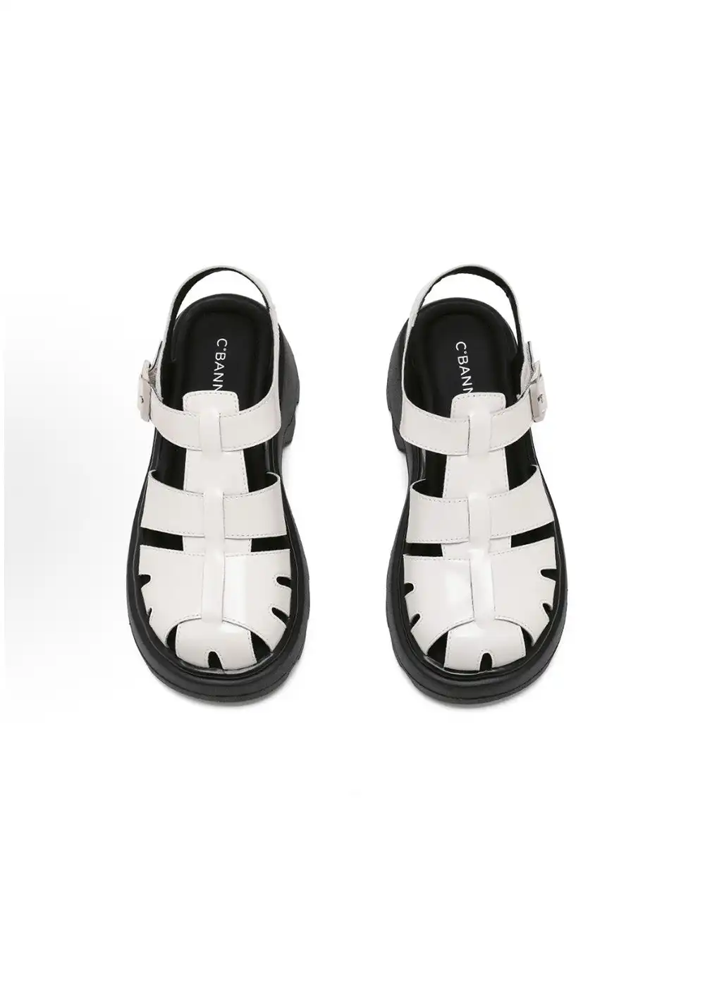 C.BANNER Leather Gladiator Platform Sandals
