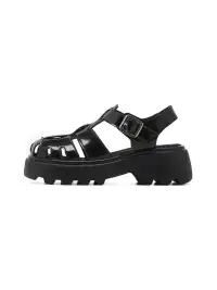 C.BANNER Leather Gladiator Platform Sandals