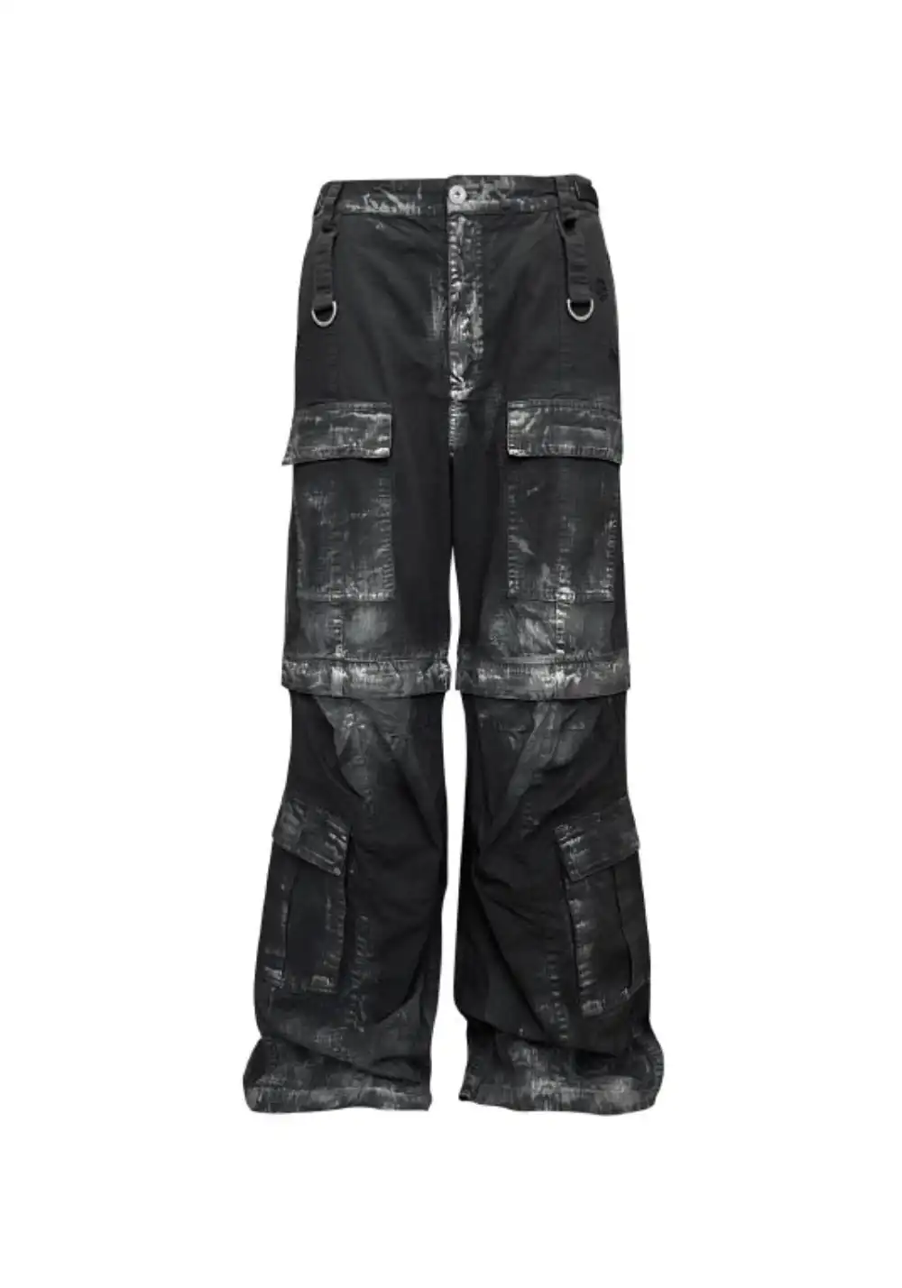 GOJOYJINNI丨Distressed Removable Pocket Cargo Pants