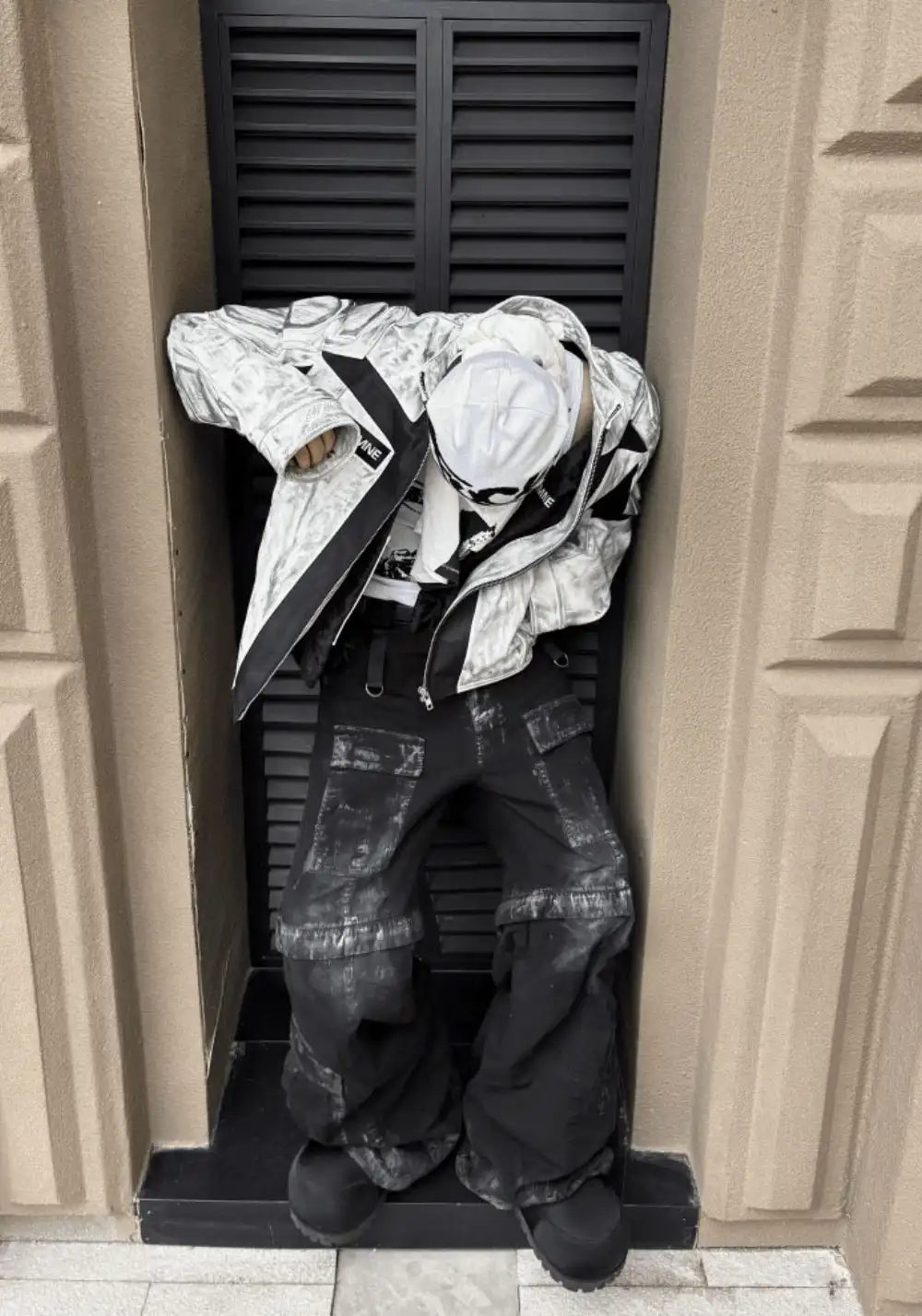 GOJOYJINNI丨Distressed Removable Pocket Cargo Pants
