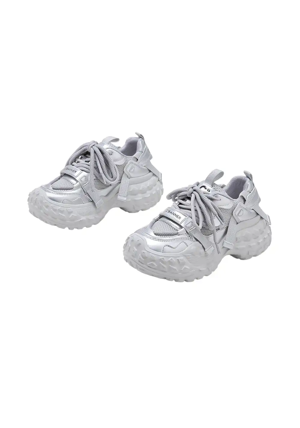 C.BANNER | Women's Synthetic Leather Thick-soled Comfortable Retro Dad Shoes