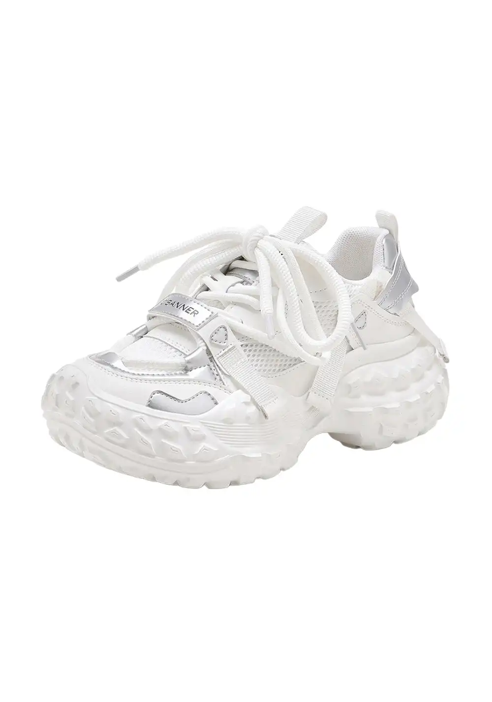 C.BANNER | Women's Synthetic Leather Thick-soled Comfortable Retro Dad Shoes