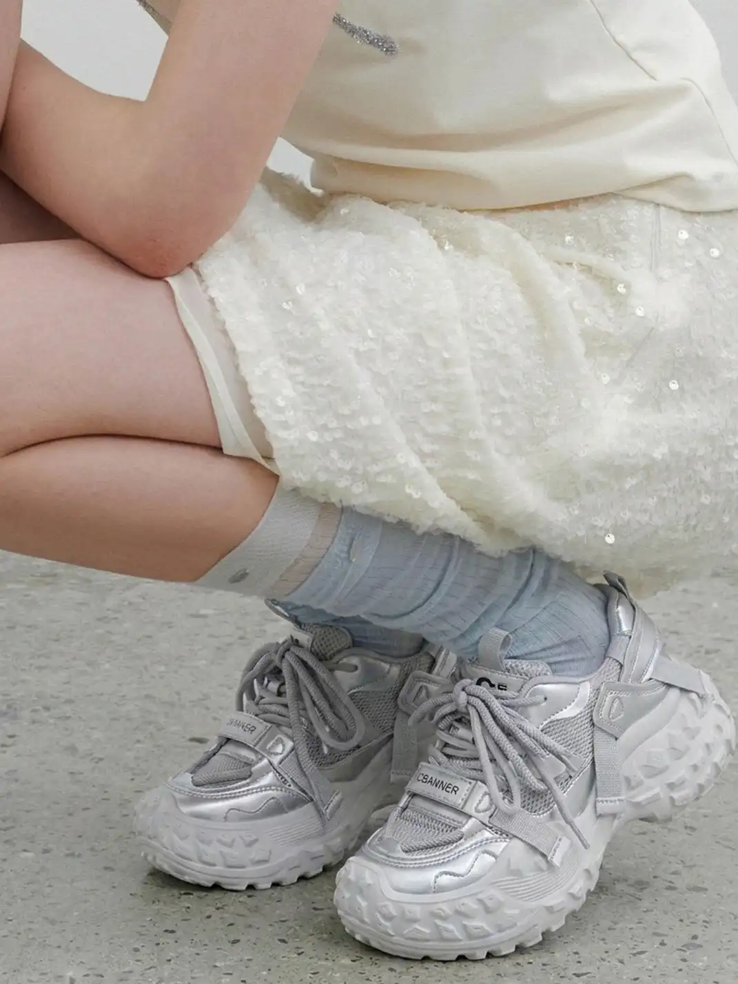 C.BANNER | Women's Synthetic Leather Thick-soled Comfortable Retro Dad Shoes