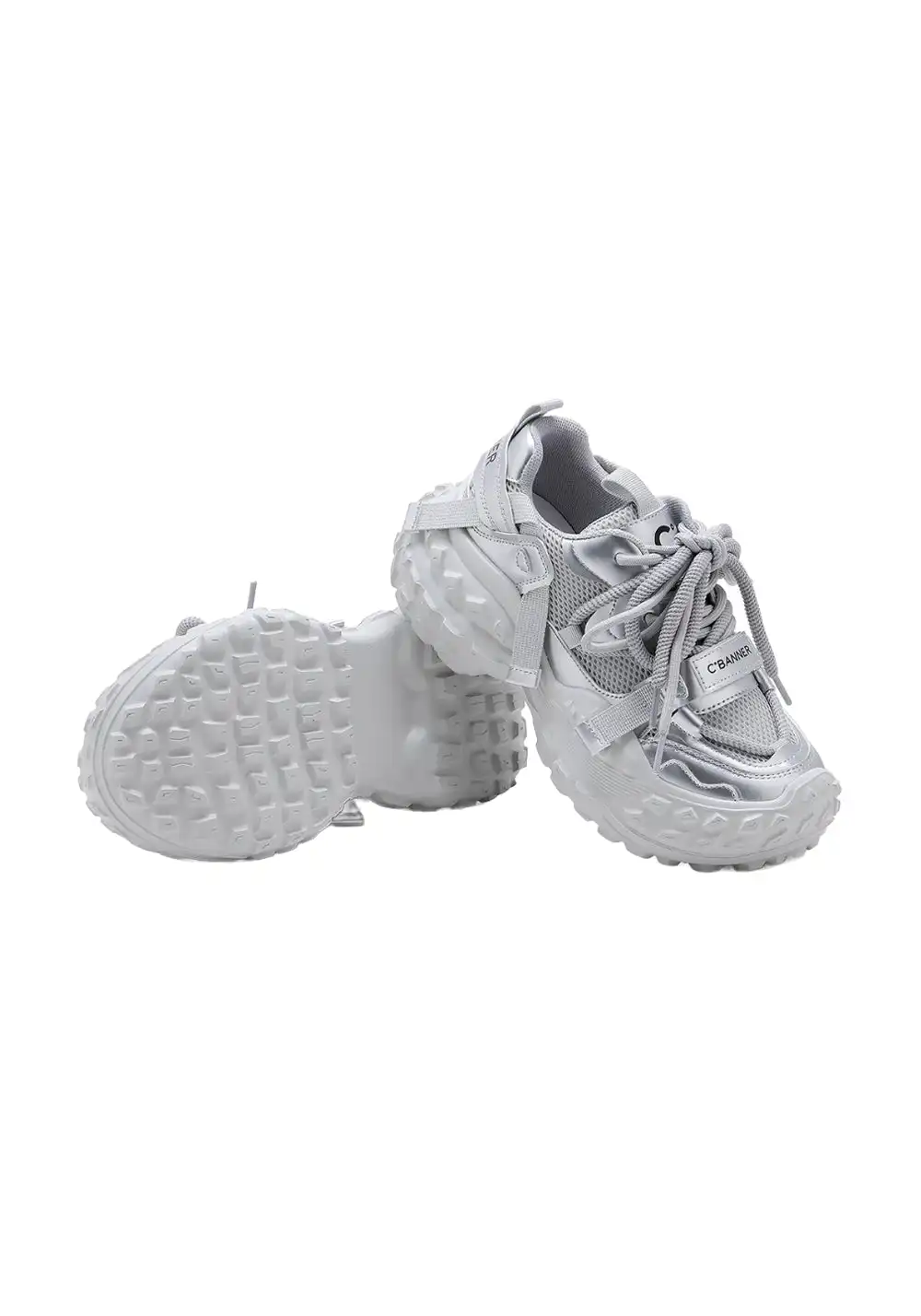 C.BANNER | Women's Synthetic Leather Thick-soled Comfortable Retro Dad Shoes