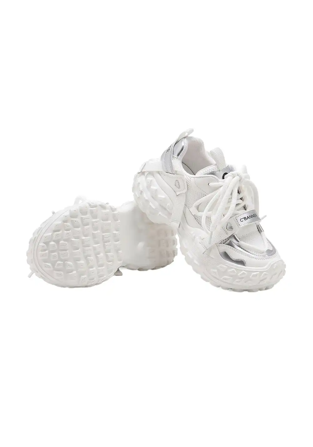 C.BANNER | Women's Synthetic Leather Thick-soled Comfortable Retro Dad Shoes