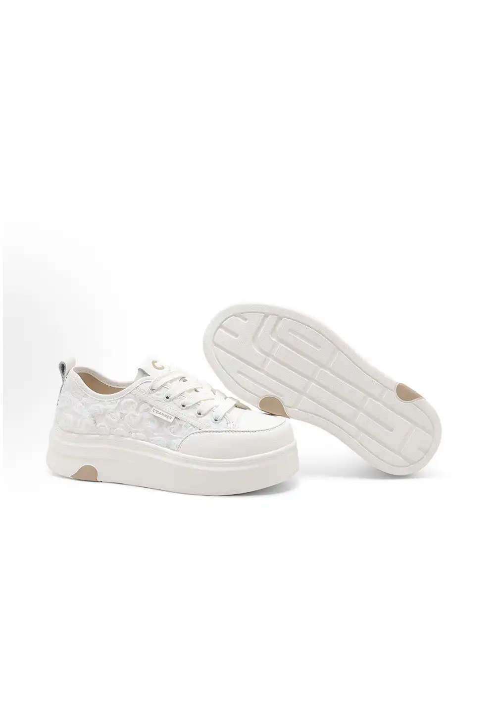 C.BANNER丨Synthetic Leather Versatile Design Sneakers