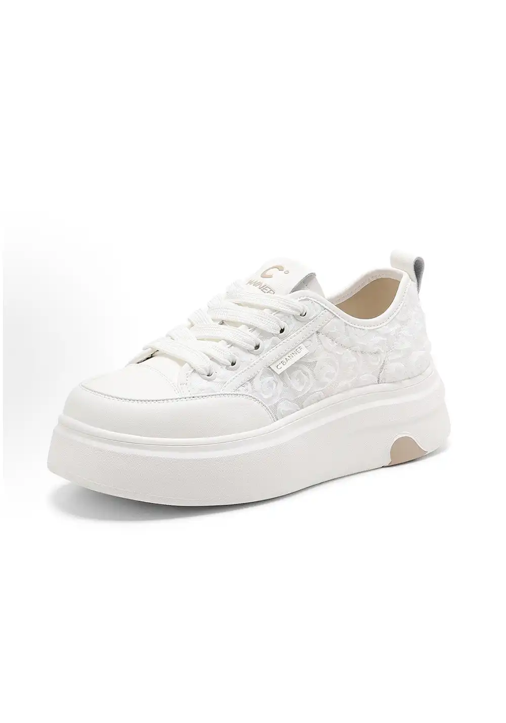 C.BANNER丨Synthetic Leather Versatile Design Sneakers