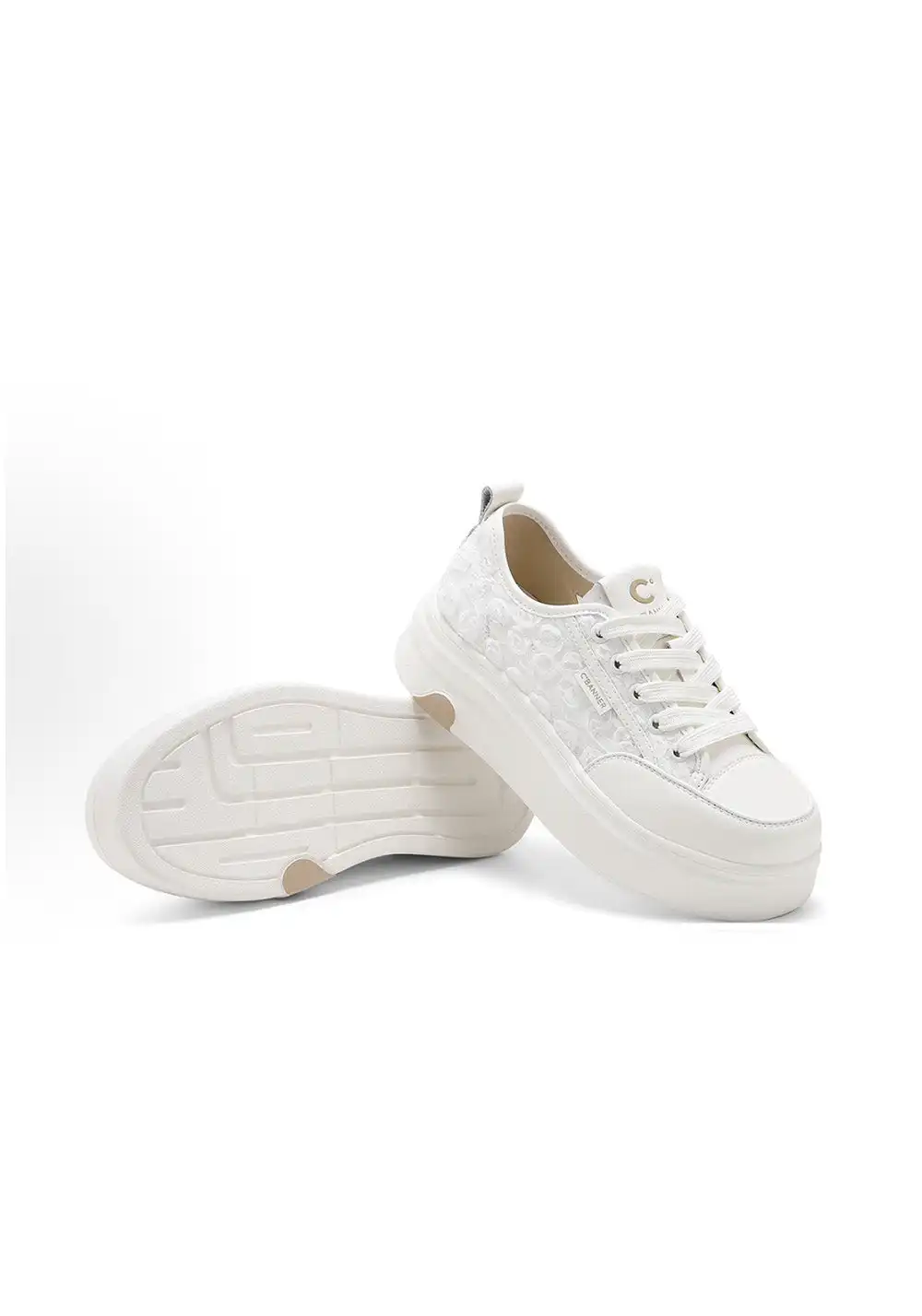 C.BANNER丨Synthetic Leather Versatile Design Sneakers