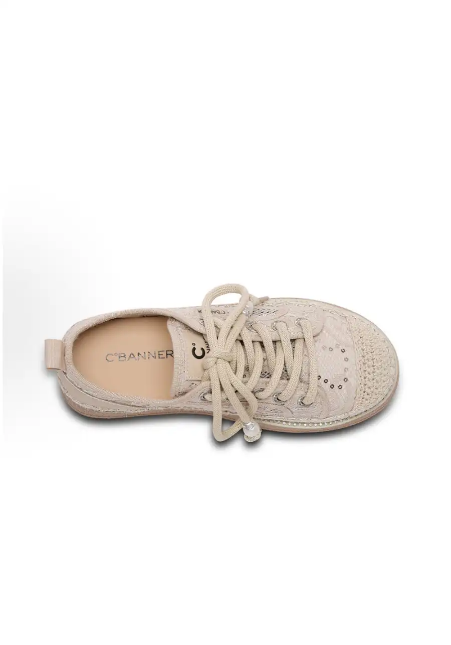 C.BANNER丨Fabric Simple Contrast Color Fisherman Shoes - 4