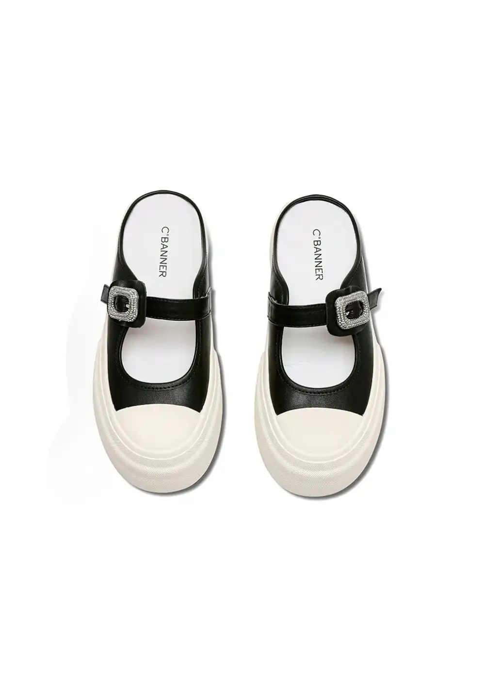 C.BANNER丨Retro Simple Wrap-around Slippers