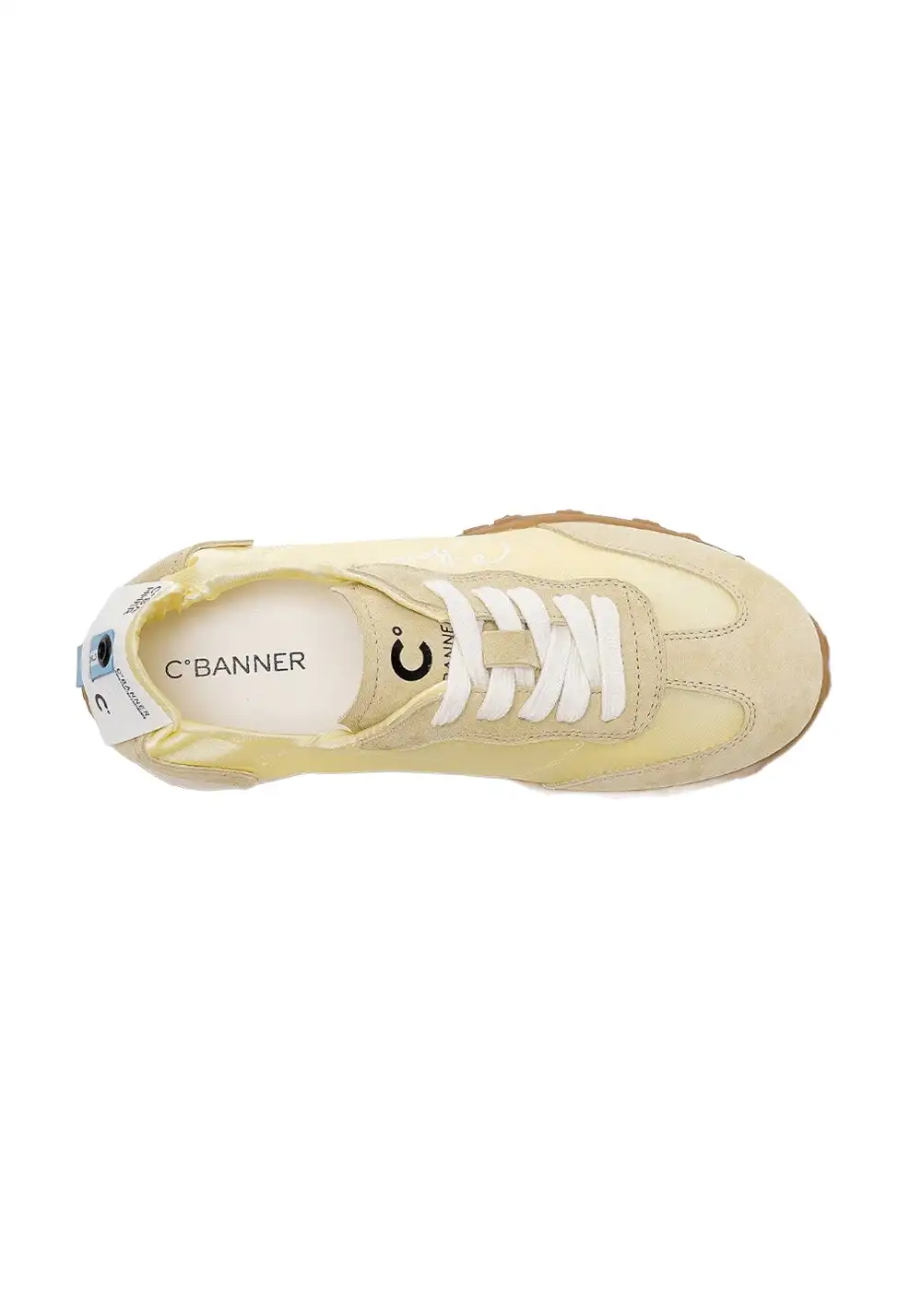 C.BANNER丨Colorblock Lace-Up Breathable Sneakers for Women