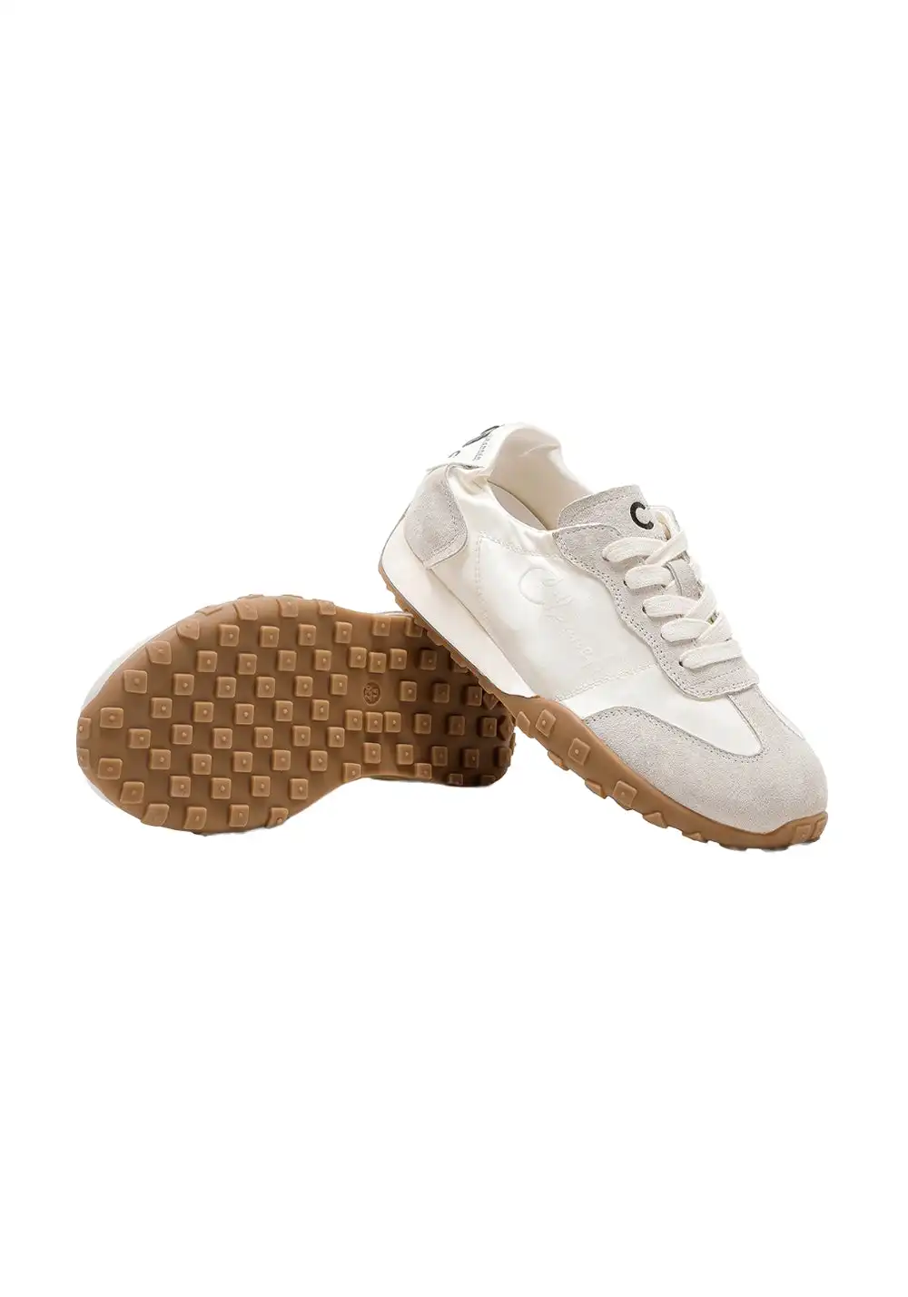 C.BANNER丨Colorblock Lace-Up Breathable Sneakers for Women