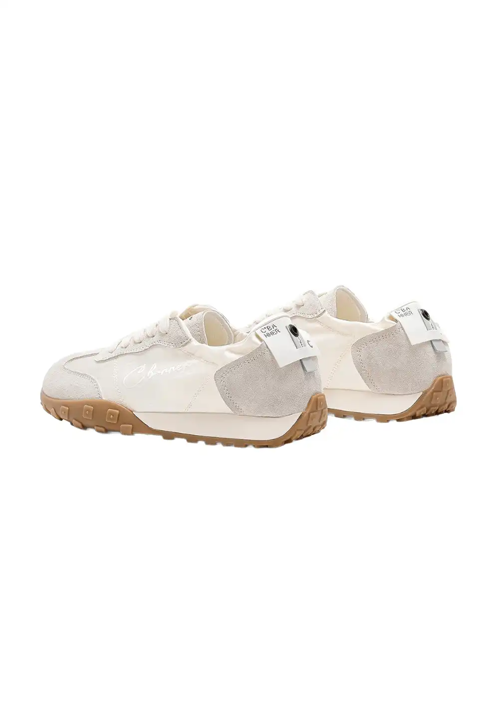 C.BANNER丨Colorblock Lace-Up Breathable Sneakers for Women