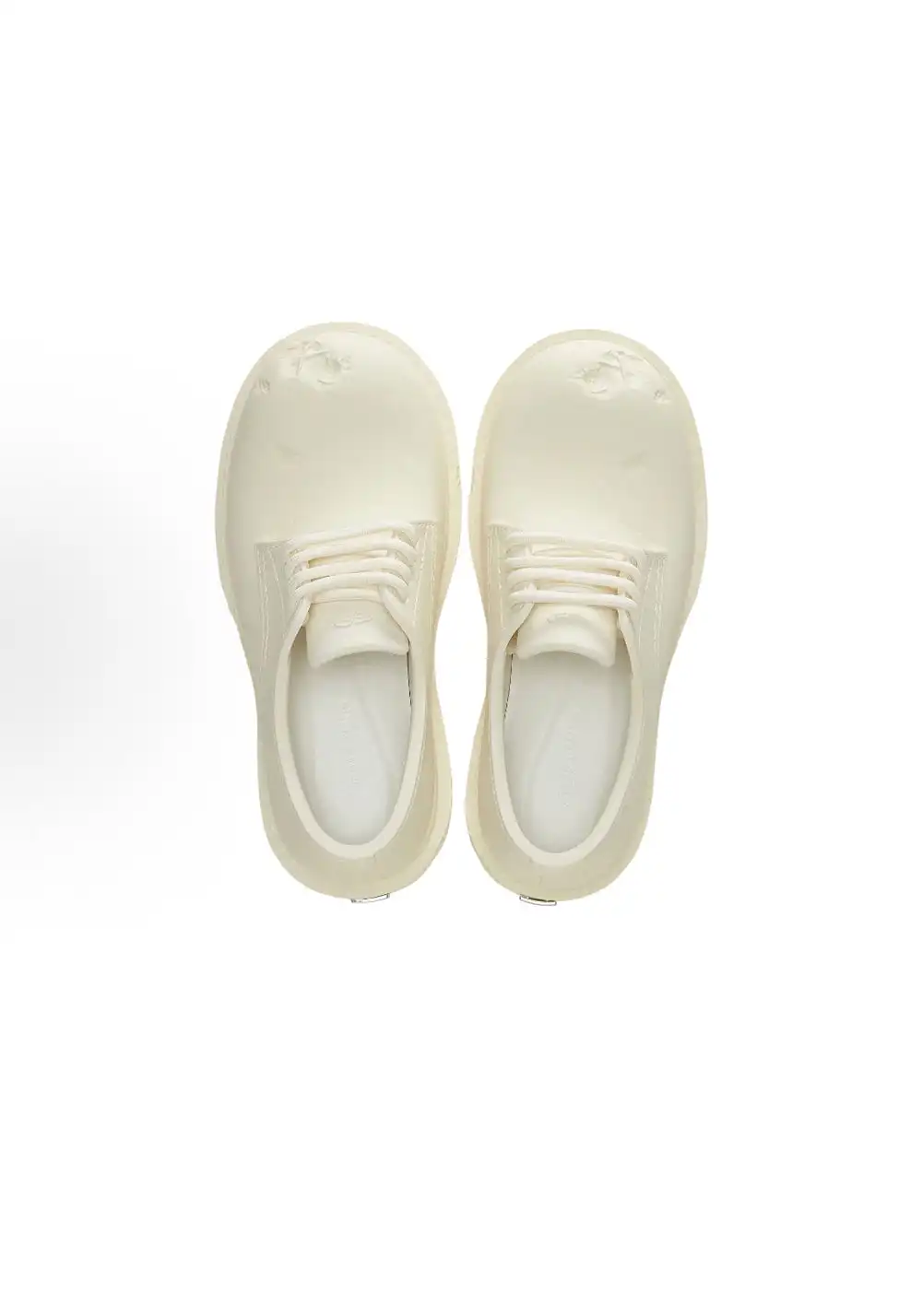 GLITTER FOCUS丨Cream Futuristic Derby Shoes