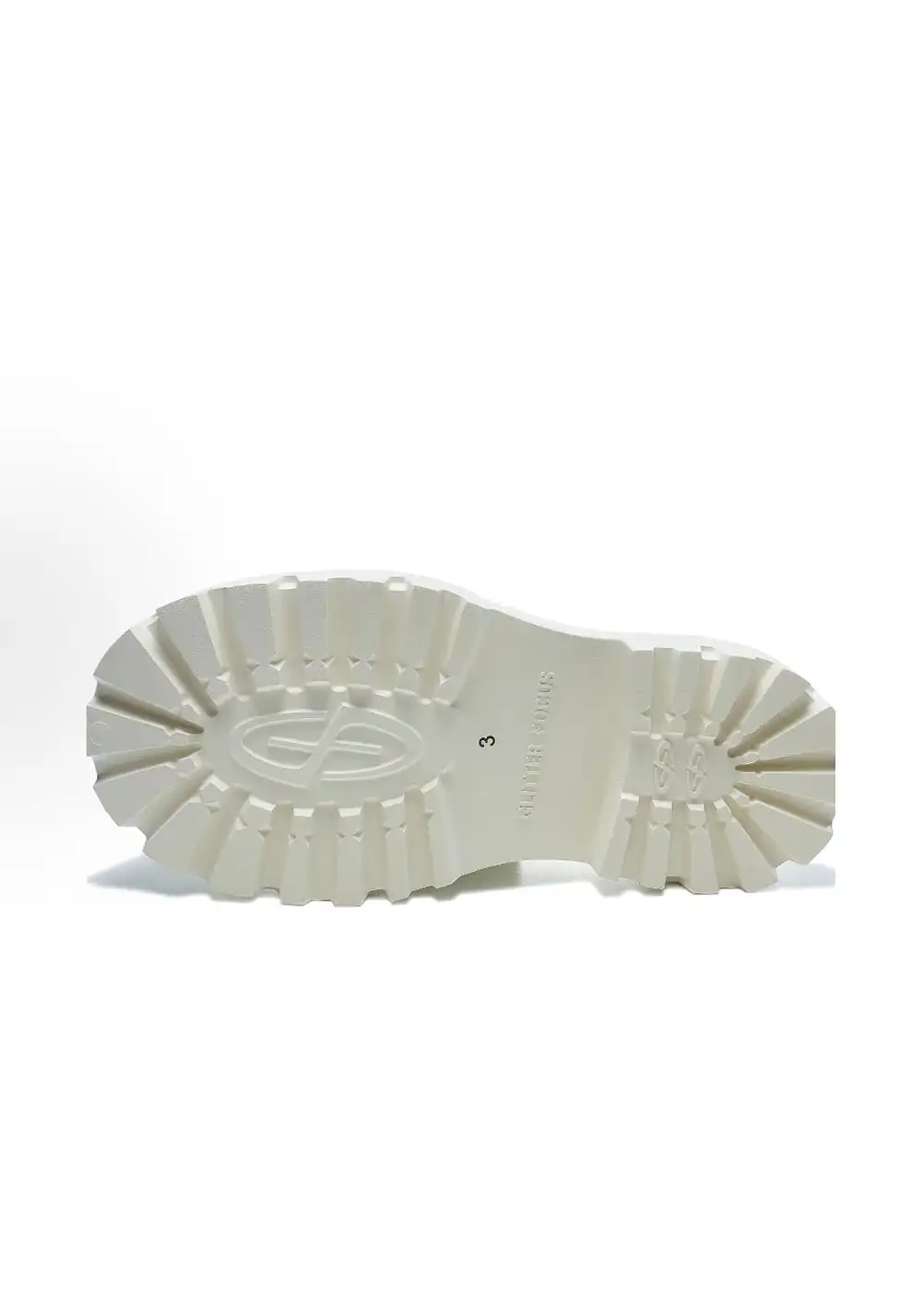 GLITTER FOCUS丨Cream Futuristic Derby Shoes