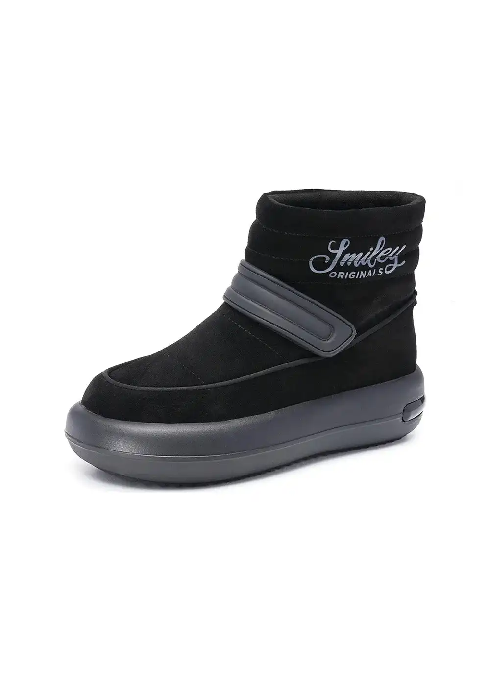 SMILEY丨Unisex Split Leather Snow Boots