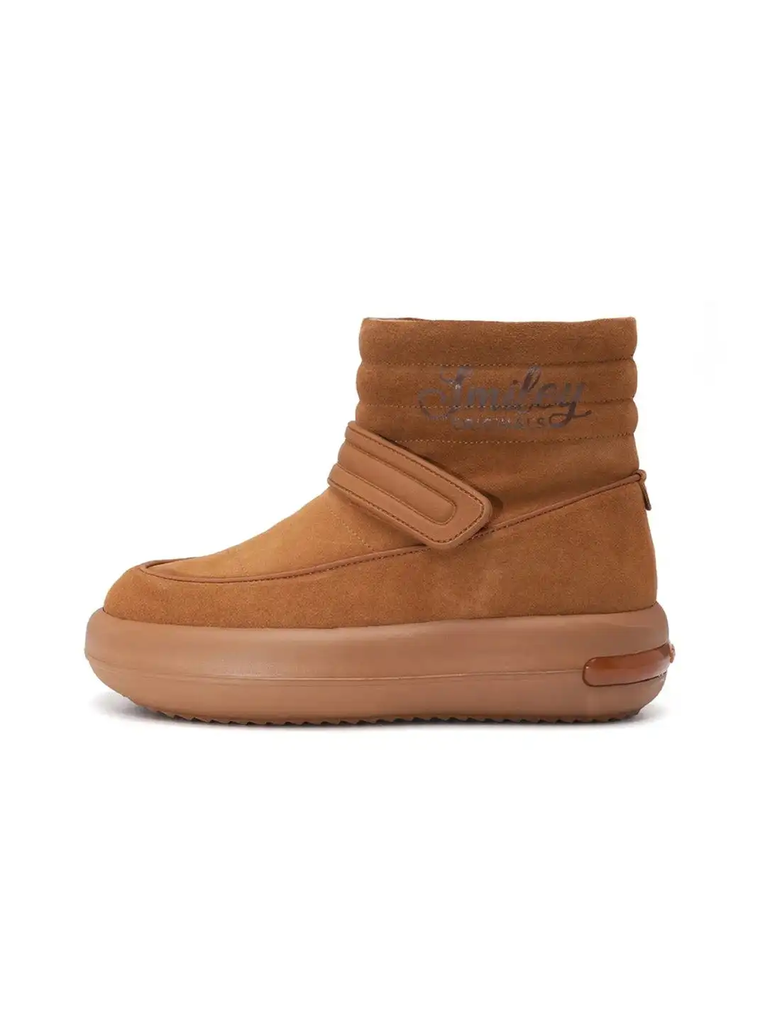 SMILEY丨Unisex Split Leather Snow Boots