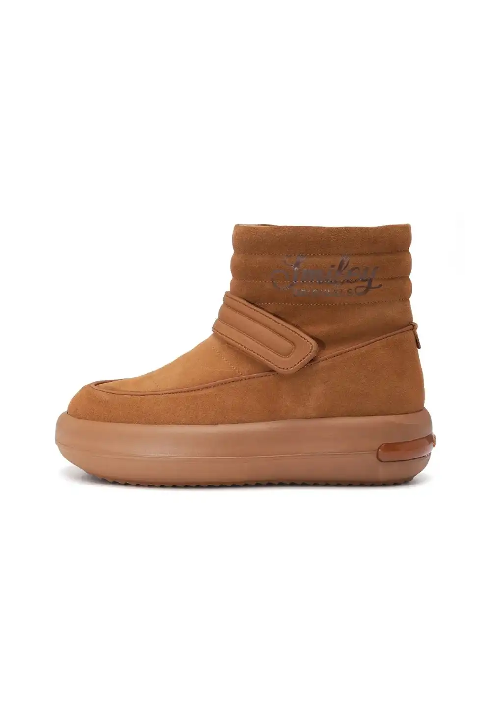 SMILEY丨Split Leather Thermal Snow Boots - Lightweight Foam Sole