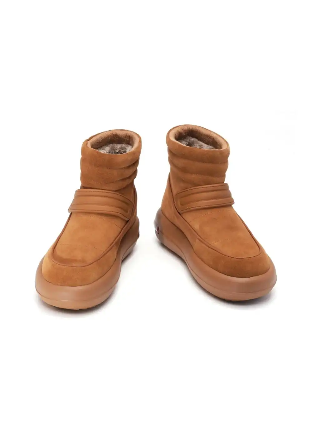 SMILEY丨Split Leather Thermal Snow Boots - Lightweight Foam Sole